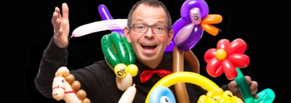 Balloon artist Sascha, the clown for (small and big) children