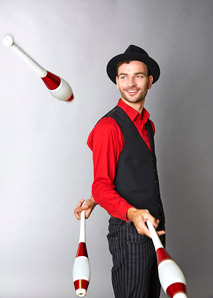 Star juggler Kaspar Tribelhorn