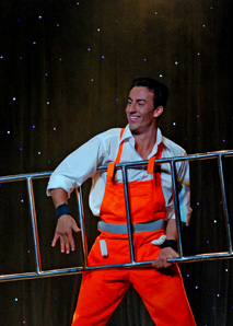 Silvio Sotirov and his acrobatic comedy show