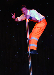 Silvio Sotirov and his acrobatic comedy show