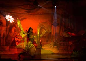 Ailin: Bellydance fusion show with fantasy elements and fire