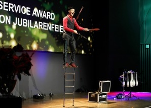 Le jongleur vedette Kaspar Tribelhorn