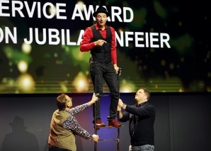 Le jongleur vedette Kaspar Tribelhorn