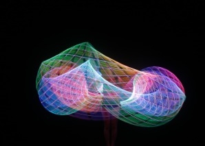 LED-Show mit dem Weltrekord-Jongleur