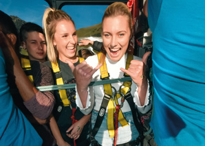 Bungee-Jumping am Stockhorn