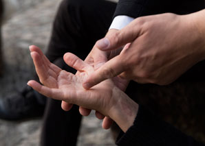 Palm reading with English charm and humour