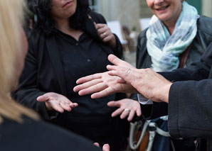 Palm reading with English charm and humour