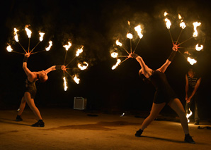 Fire in the Sky - Fire show with acrobatics