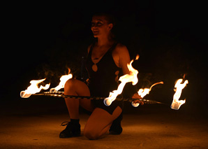 Fire in the Sky - Fire show with acrobatics