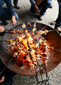 Spiesse schmieden und grillen