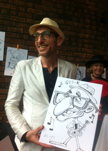 Le dessinateur Crazy David