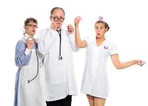 Die komischen Kellnerinnen und Kellner