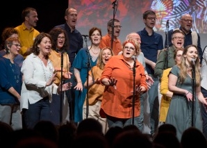 mélangé, le chœur a cappella