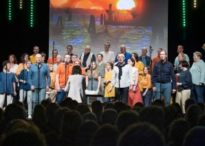 mélangé, le chœur a cappella