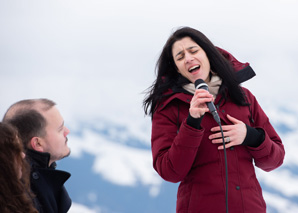 Singer Natalie Gozzi – for touching moments