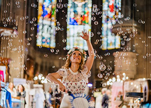 Spectacle de bulles de savon magiques