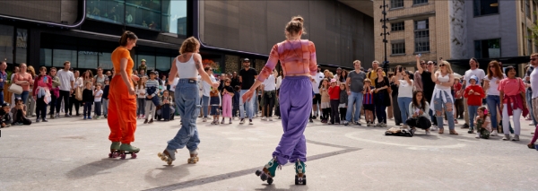Walkact oder Show auf Rollerskates
