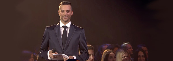 Alexander Wenger, the quick-witted presenter