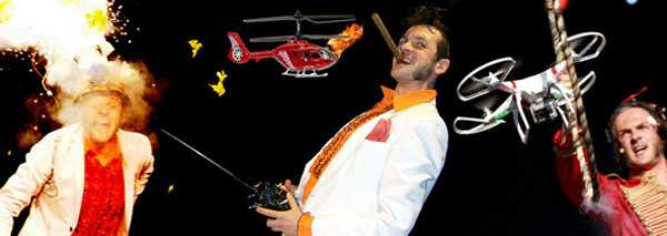 Action und Comedy mit Superbuffo