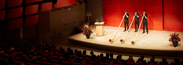 Swiss Alphorn Trio - fresh, bold, virtuoso, versatile