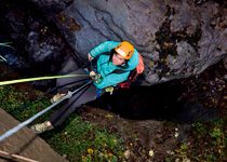Abseilen in der Cholerenschlucht