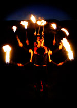 Flames - the fire dancers