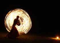 Fire dance with Joseph Stenz