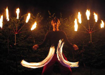 Fire dance with Joseph Stenz