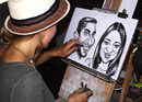 Caricaturist Corinne Sutter