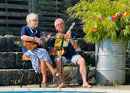 The Elderflowers mit Ukulele und Mundharmonika