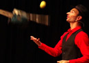 Le jongleur vedette Kaspar Tribelhorn