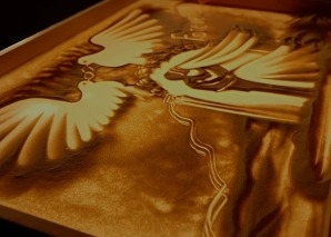 Sand-Animation – live oder auf Video
