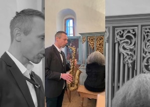 Zeremonie-Musik auf Saxophon oder Querflöte